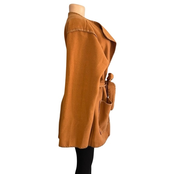 Draper James Blanket Stitch Jacket Brown - Picture 6 of 12